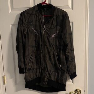 Rock & Republic Black Bomber Jacket